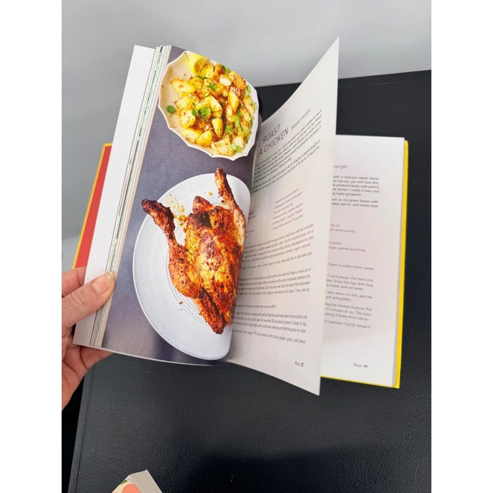 Meera Sodha Made in India Cookbook OS Yellow Hardcover Recipes Home Cooking EUC